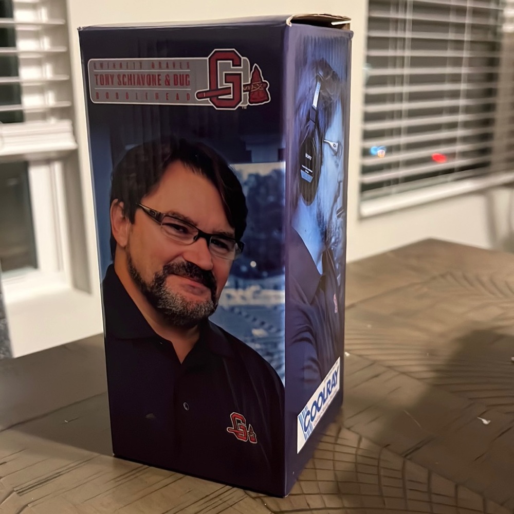 2017 Gwinnett Braves Tony Schiavone & Bug Bobblehead